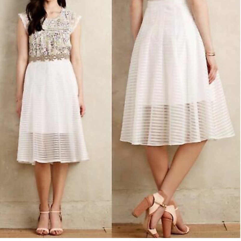 Anthropologie Silhouette Skirt